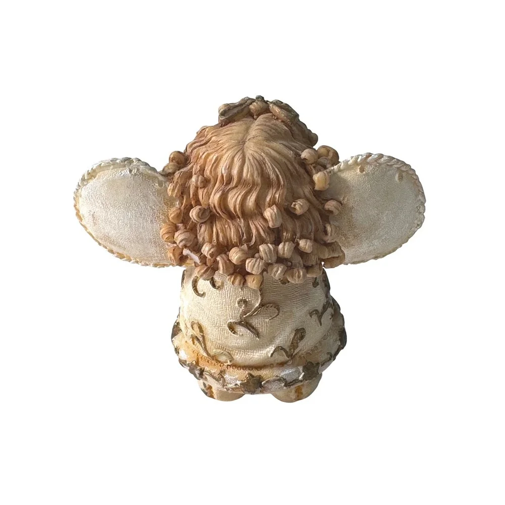 Cherub Angel Figurine Holding‎ Star Cherubim Sculpture Desk Decor
